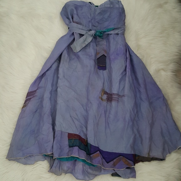 🔥🔥🔥100% SILK Multi-Way Wrap Maxi Dress/skirt - Picture 2 of 8